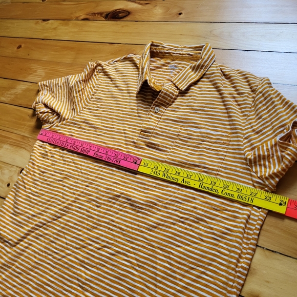 Boden Polo Shirt Mens XL Orange Cotton Slub Pocket Preppy Casual Classic School - Picture 7 of 10